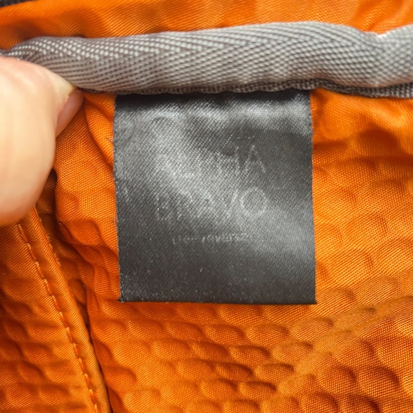 TUMI Alpha Bravo Knox Backpack in Grey and Orange - Picture 11 of 15